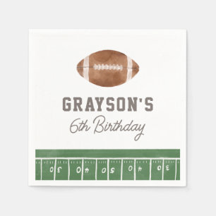 Serviette En Papier Football Boy Anniversaire Party