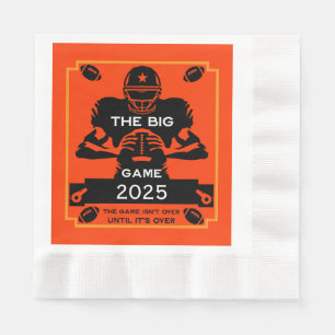 Serviette En Papier Football Game Fan TV Watch Party