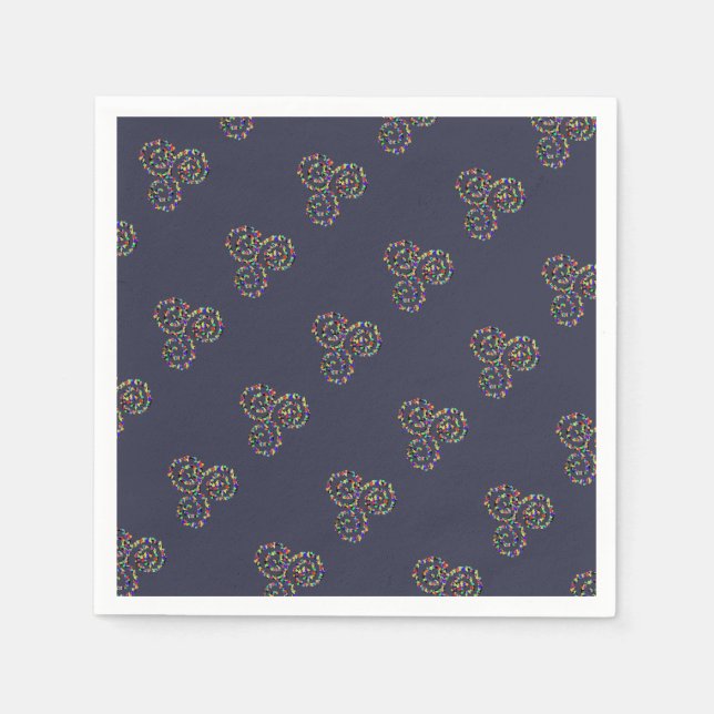 Serviette En Papier Force de Triskelion celtique (Devant)