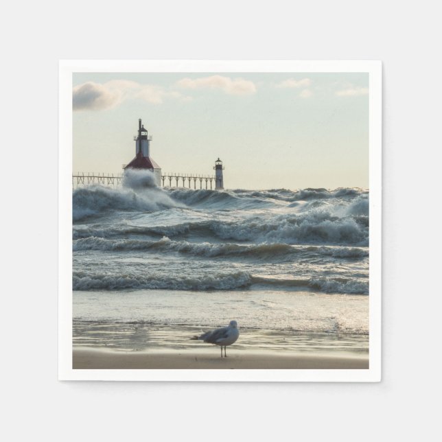 Serviette En Papier Force derrière la beauté (Devant)