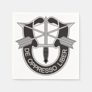 Serviette En Papier Forces spéciales SF De Oppresso Liber