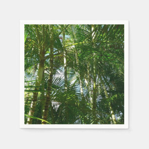 Serviette En Papier Forest of Palm Trees Tropical Nature