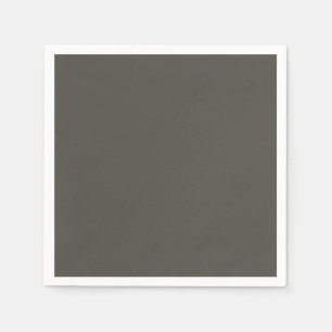 Serviette En Papier Forêt de couleur solide Ombre vert gris