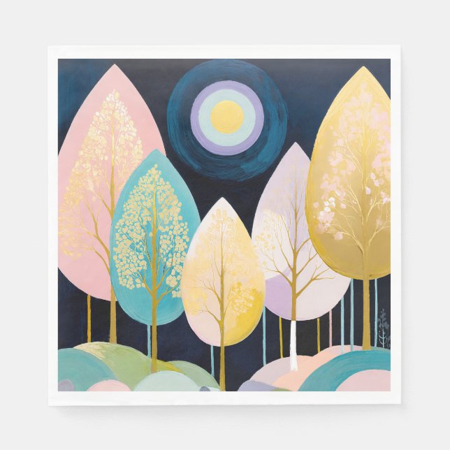 Serviette En Papier Forêt de Lumina (Devant)