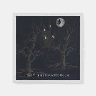 Serviette En Papier Forêt de sorcières éffrayantes