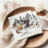 Forêt enchantée Bois rustique Bois 1er anniversair