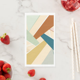 Serviette En Papier Forme géométrique Abstraite