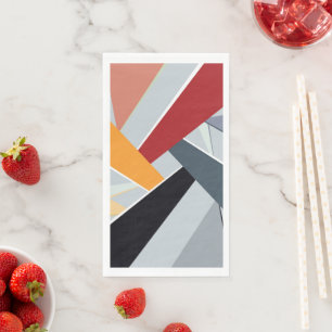Serviette En Papier Forme géométrique Abstraite 2