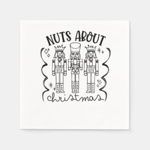 Serviette En Papier Fou de Noël Casse-Noisette drôle de Noël