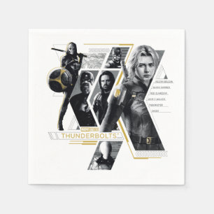 Serviette En Papier Foudre* Graphisme de groupe