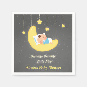 Serviette En Papier Fournitures de Baby shower Twinkle Twinkle Little 