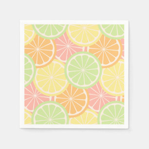Serviette En Papier Fournitures de fête d'anniversaire fruitées et coo