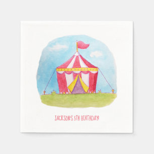 Serviette En Papier Fournitures de fête d'anniversaire pour enfants Ca