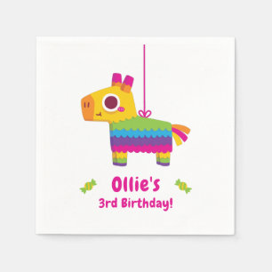 Serviette En Papier Fournitures de fête d'anniversaire pour enfants Pi