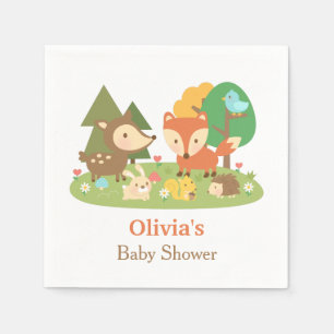 Serviette En Papier Fournitures de fête pour Baby Shower sur les anima