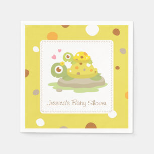 Serviette En Papier Fournitures de fête pour Baby Shower Tortue Maman