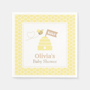Serviette En Papier Fournitures de fête prénatale élégantes et mignonn