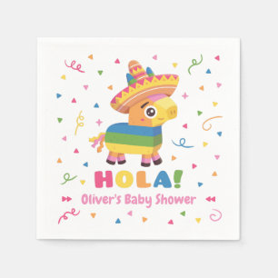 Serviette En Papier Fournitures pour fête de bébé avec pinata mignonne