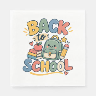 Serviette En Papier Fournitures Scolaires Mignonnes Kawaii de Rentree
