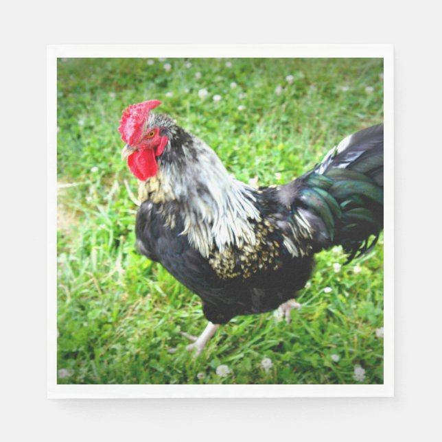 Serviette En Papier Fowl agricole (Devant)