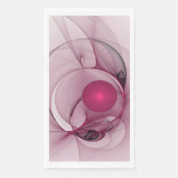 Fractale balançante, Art Abstrait Moderne Rose Bai