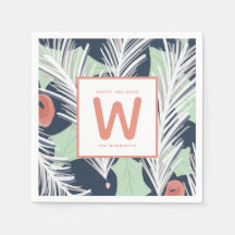 Fraîche Mod Joyeux Fête Napkin