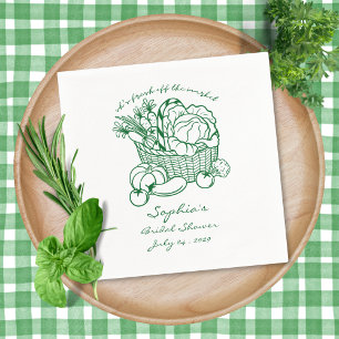 Serviette En Papier Fraîchement De La Fête des mariées De Marché Des A