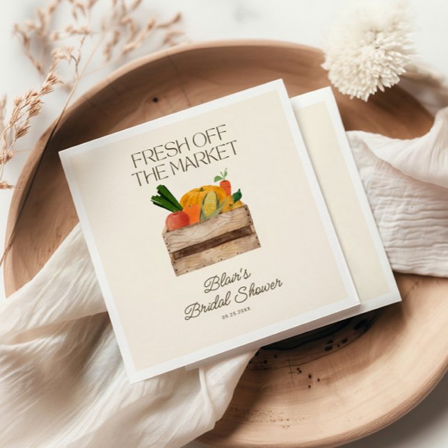 Serviette En Papier Fraîchement sortie du marché Enterrement de vie de (Créateur téléchargé)