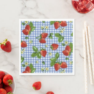 Serviette En Papier Fraise