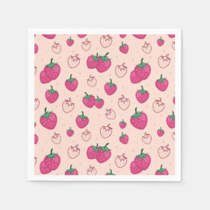 Serviette En Papier Fraise