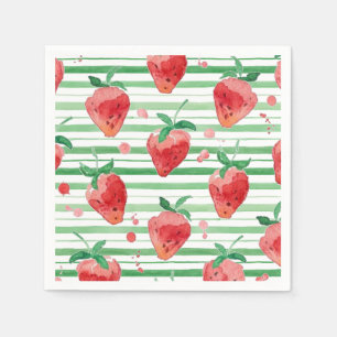 Serviette En Papier Fraise