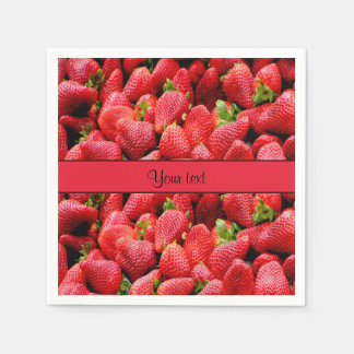 Serviette En Papier Fraises