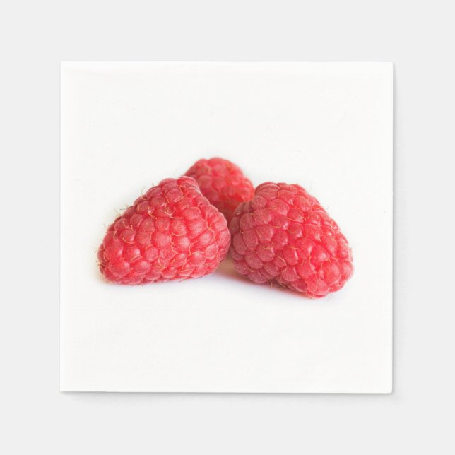 Serviette En Papier Framboise (Devant)