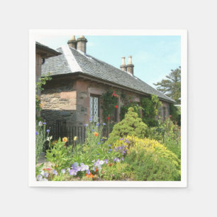 Serviette En Papier Français Cottage II avec Flower Garden Photographi