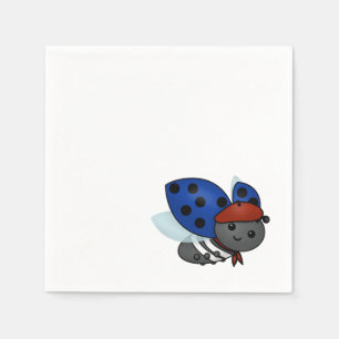 Serviette En Papier Française Ladybug, sourire