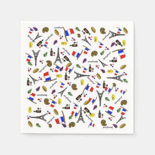 Serviette En Papier France Papier Motif à thème