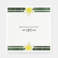 Frangipani jaune Plumeria Mariage
