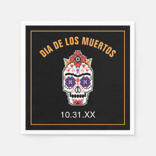 Serviette En Papier Frida Kahlo Dia De Los Muertos