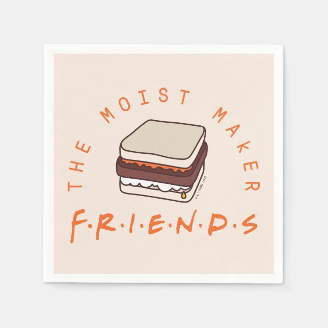 Serviette En Papier FRIENDS™ | Le Moist Maker (Devant)