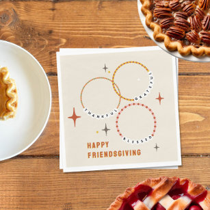 Serviette En Papier Friendsgiving Thanksgiving Friendsgiving