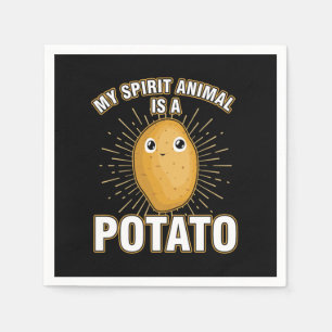 Serviette En Papier Fries Funny Puns Foodies Food Lovers Gift My Spiri