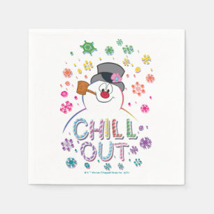 Serviette En Papier Frosty the Snowman™   Couleurs arc-en-ciel "Refr