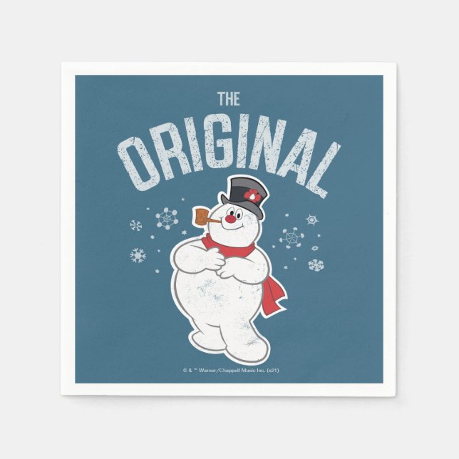 Serviette En Papier Frosty the Snowman™ | L'original (Devant)