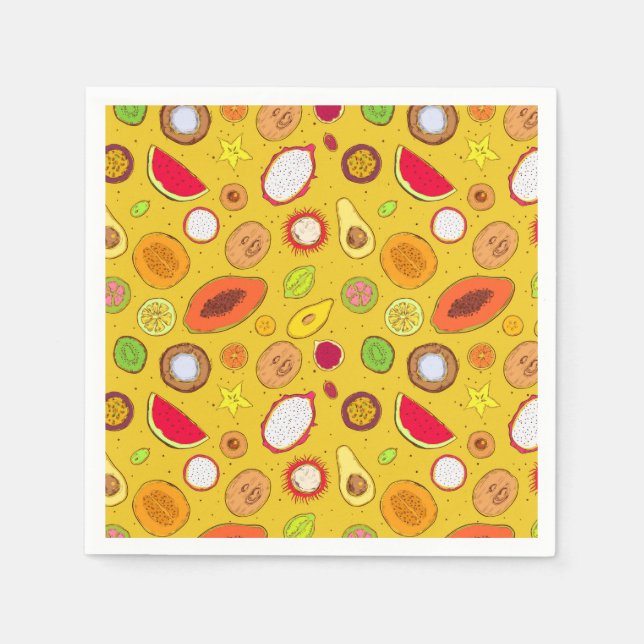 Serviette En Papier Fruit (Devant)