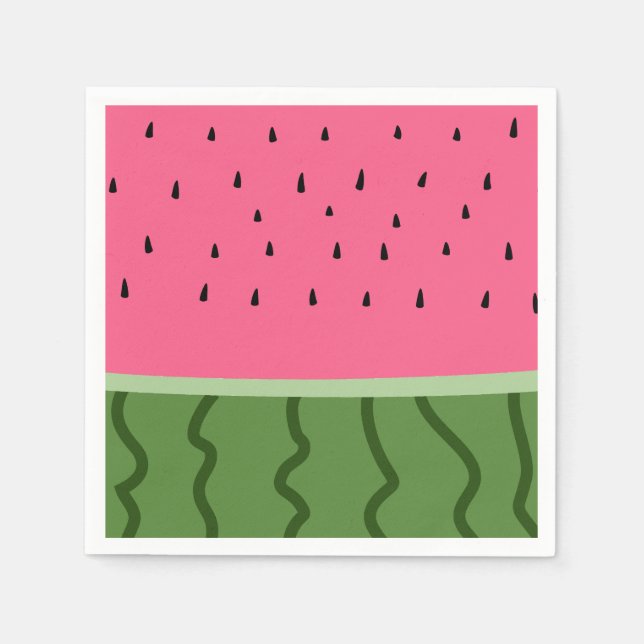 Serviette En Papier Fruit Watermelon (Devant)