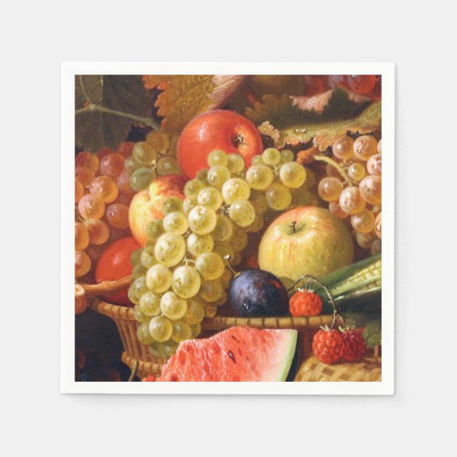 Serviette En Papier Fruits (Devant)