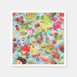 Serviette En Papier Fruits tropicaux salants