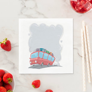 Serviette En Papier Fumée des autobus de voyage
