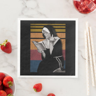 Serviette En Papier Fumer les soeurs style rétro