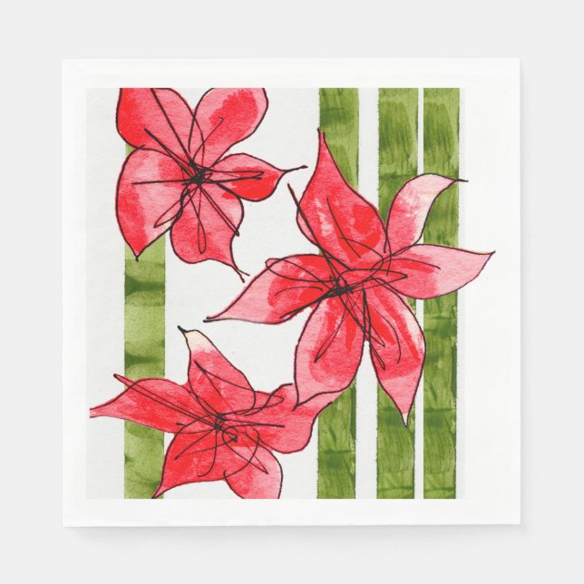 SERVIETTE EN PAPIER FUN AND FESTIVE PAPER NAPKIN (Devant)